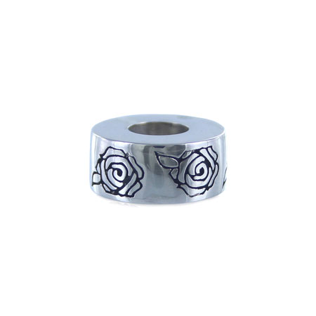 925 Silver Roses - Cremation Bead